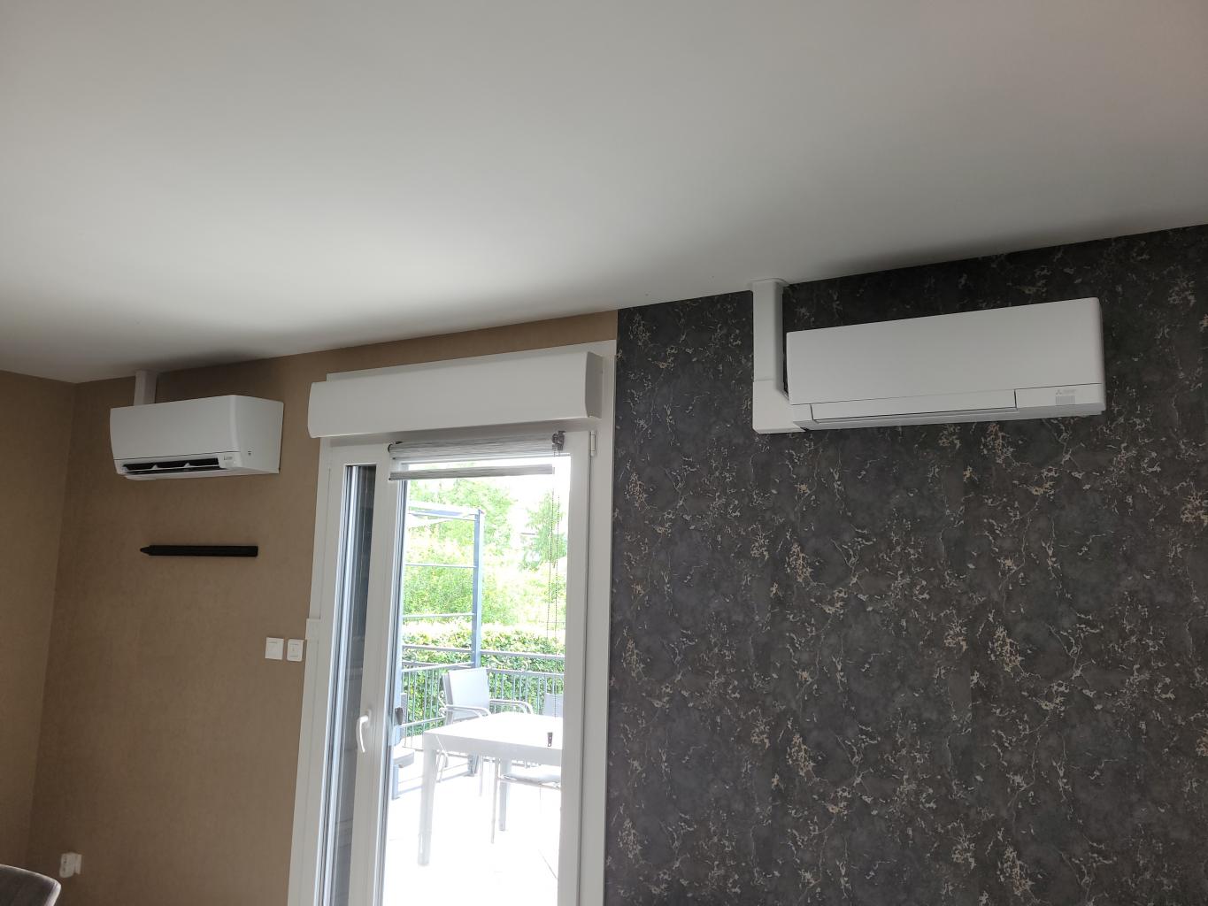 Installation d'une climatisation réversible