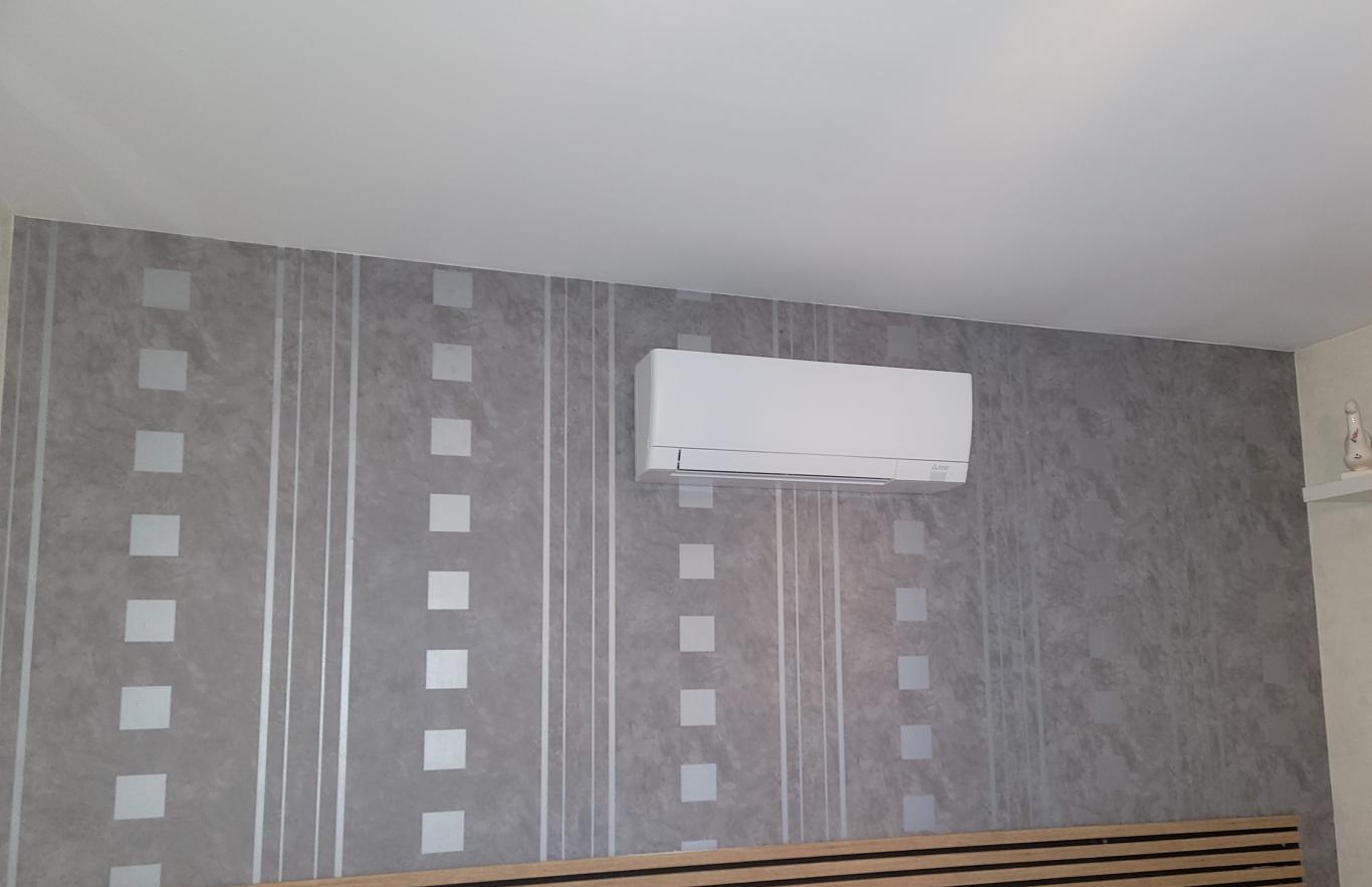 Installation d'une climatisation réversible