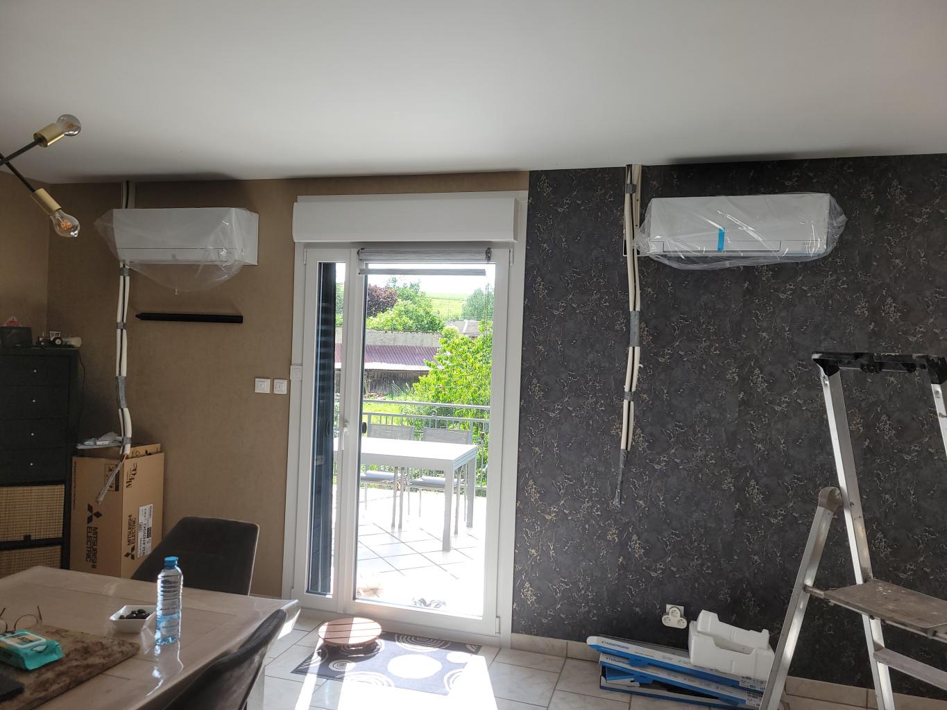 Installation d'une climatisation réversible