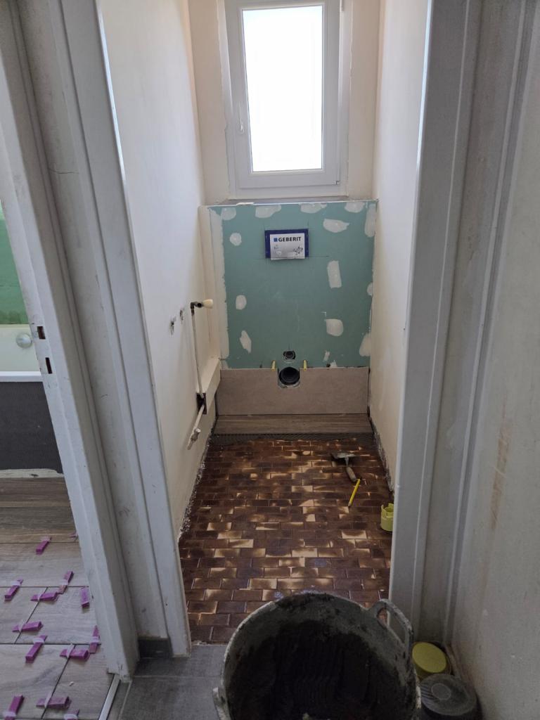 Rénovation complète d'une salle de bain - Sanitaires